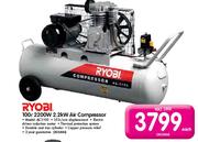 Ryobl 100l 2200W 2.2KW Air Compressor (AC3100)-Each
