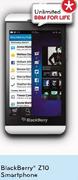 Blackberry Z10 Smartphone-On Straight Up 800