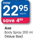 Axe Body Spray-200ml