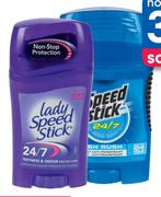 Lady Speed Stick Gel Deodorant-39g/45g Each