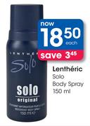 Lentheric Solo Body Spray - 150ml 