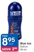 Blue Ice Roll On-50ml 
