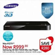 Samsung 3D BD-F5500 Blu-Ray Player