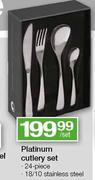 Platinum Cutlery Set-24 Pieces