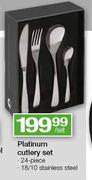 Platinum Cutlery Set-24 Piece