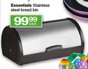 Essentials Stainless Steel Bread Bin
