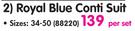 Royal Blue Conti Suit-Per Set