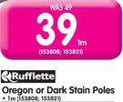 Rufflette Oregon Or Dark Stain Poles-1m