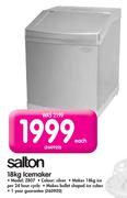 Salton 18kg Icemaker ZB07