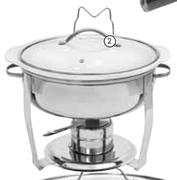 3.7L Chafing Dish With Ceramic Insert