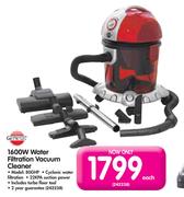 Genesis 1600W Water Filtration Vacuum Cleaner 80GHP