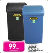 Addis 46L Flip Top Bin-Each