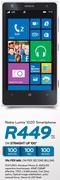 Nokia Lumia 1020 Smartphone-On Straight Up 100