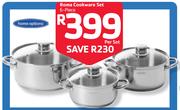 Roma Cookware Set-6-Piece