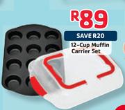 12-Cup Muffin-Carrier Set