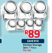 7 Piece Kitchen Storage Jars
