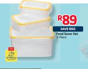 3 Piece Food Saver Set