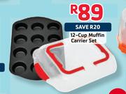12 Cup Muffin Carrier Set