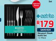 Newport Steak Knife Set- 12 Piece