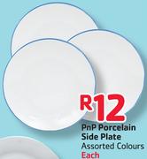 Pnp Porcelain Side Plate Assorted Colours-Each