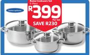 Roma Cookware Set 6-Piece-Per Set