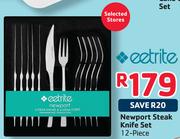 Newport Steak Knife Set-12 Piece