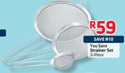 You Save Strainer Set-3 Piece
