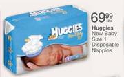 Huggies New Baby Size 1 Disposable Nappies-42's