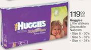 Huggies Little Walkers Disposable Nappies-Per Pack