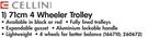 Cellini 71cm 4 Wheeler Trolley