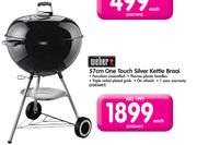 Weber 57cm One Touch Silver Kettle Braai
