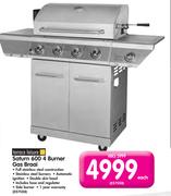 Terrace Leisure Saturn 600 4 Burner Gas Braai-Each