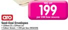 Aro Seal-Easi Envelopes Brown-250 Per Box