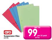 Aro Suspension Files-Per 25's Pack