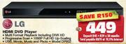 LG HDMI DVD Player DP932