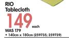 Rio Tablecloth 140x180cm-Each