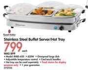 Russell Hobbs Stainless Steel Buffet Server/Hot Tray RHBS-650
