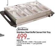 Sunbeam Stainless Steel Buffet Server/Hot Tray SPB-300