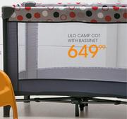 Lilo Camp Cot With Bassinet