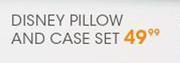 Disney Pillow And Case Set