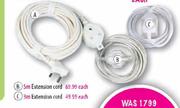 Simple Choice Extension Cord-3m each