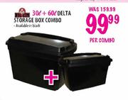 Biojin Delta Storage Box Combo-30 Ltr + 60 Ltr per combo