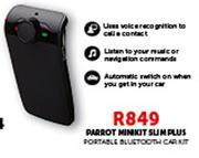 Parrot Minikit Slim Plus Portable Bluetooth Car Kit