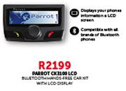 Parrot CK3100 LCD Bluetooth Hands-Free Car Kit With LCD Display
