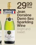 Jean Dorsene Demi-Sec Sparkling Wine-750ml