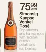 Simonsig Kaapse Vonkel Rose-750ml