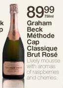 Graham Beck Methode Cap Classique Brut Rose-750ml