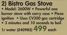Campingaz Bistro Gas Stove-2600W Each
