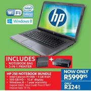 HP 250 Notebook Bundle
