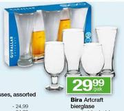 Bira Artcraft Bierglase Verskeidenheid-3 Pac
